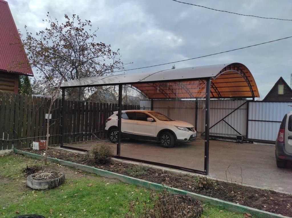 Прозрачные шторы ПВХ для навеса под автомобиль в Западной Двине